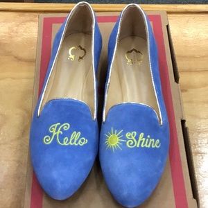 *sold* C Wonder Blue Hello Shine Loafers
